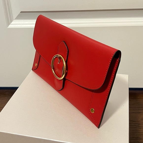 Banana Republic Leather Clutch Red - Picture 3 of 3